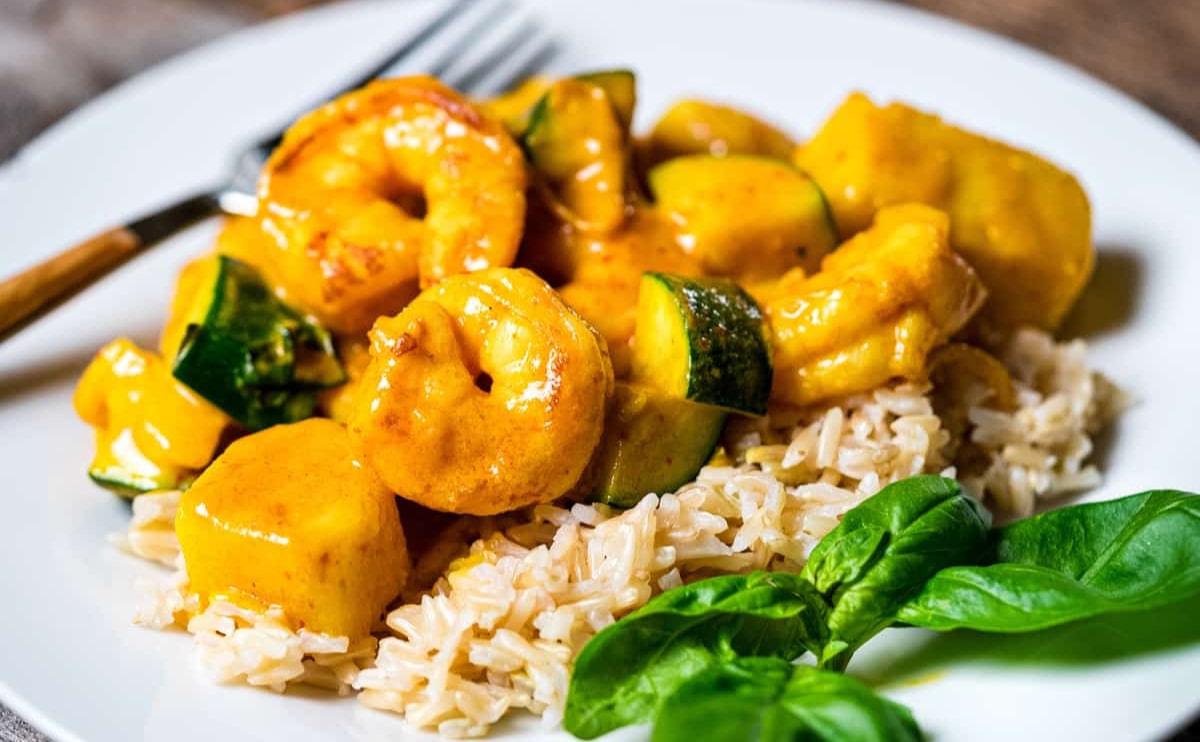 Prawns and Banana Curry 1 new ham shop